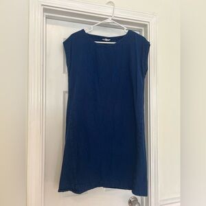 Eileen fisher denim cotton dress